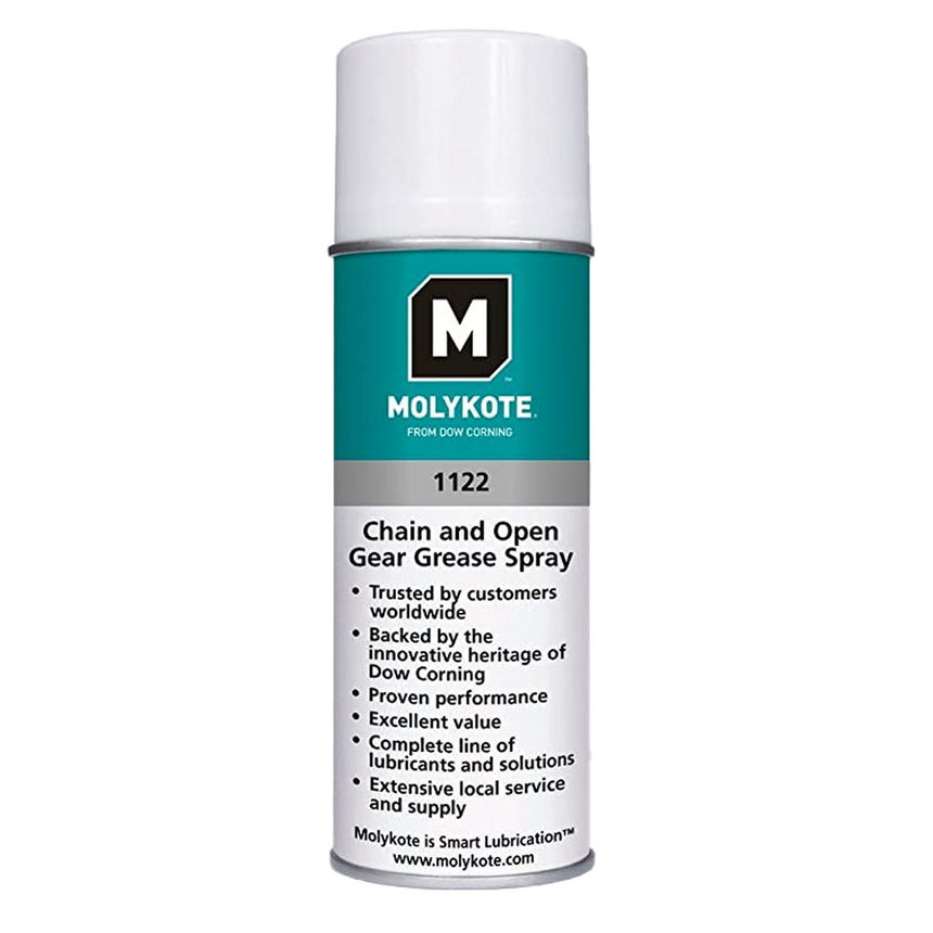 Molykote 1122 - 400ml - Chain and Open Gear Grease  (Aerosol)