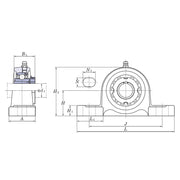 UKP207 - FYH Cast Iron Pillow Block