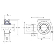 UKT319 - FYH Cast Iron Take-Up Bearing Unit