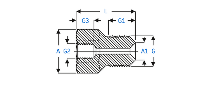 1077455/100MPA - SKF Connection Nipple - 100MPa