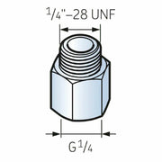 LAPN1/4UNF - SKF Automatic Lubricator Nipple 1/4" - 1/4"UNF