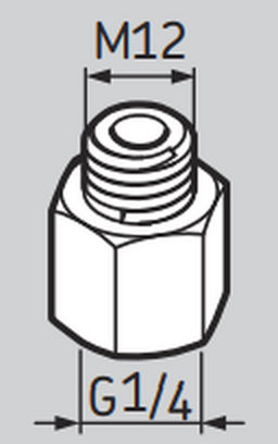 LAPN12 - SKF Automatic Lubricator Nipple 1/4" - M12