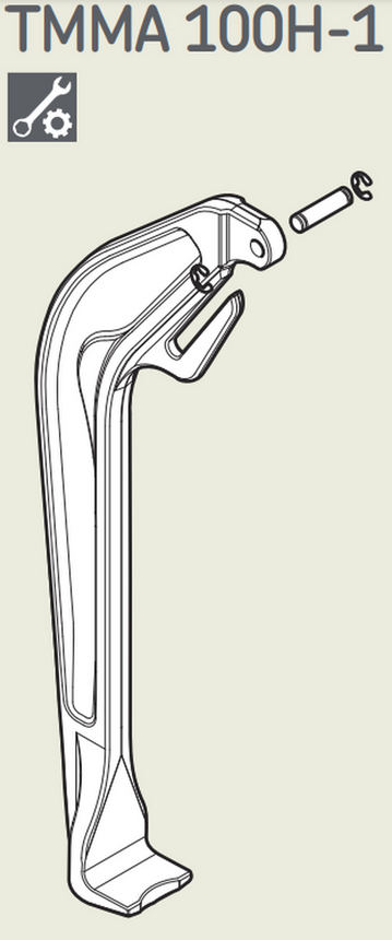 TMMA100H-1 - SKF Arm For TMMA 100H With Bolt Diagram