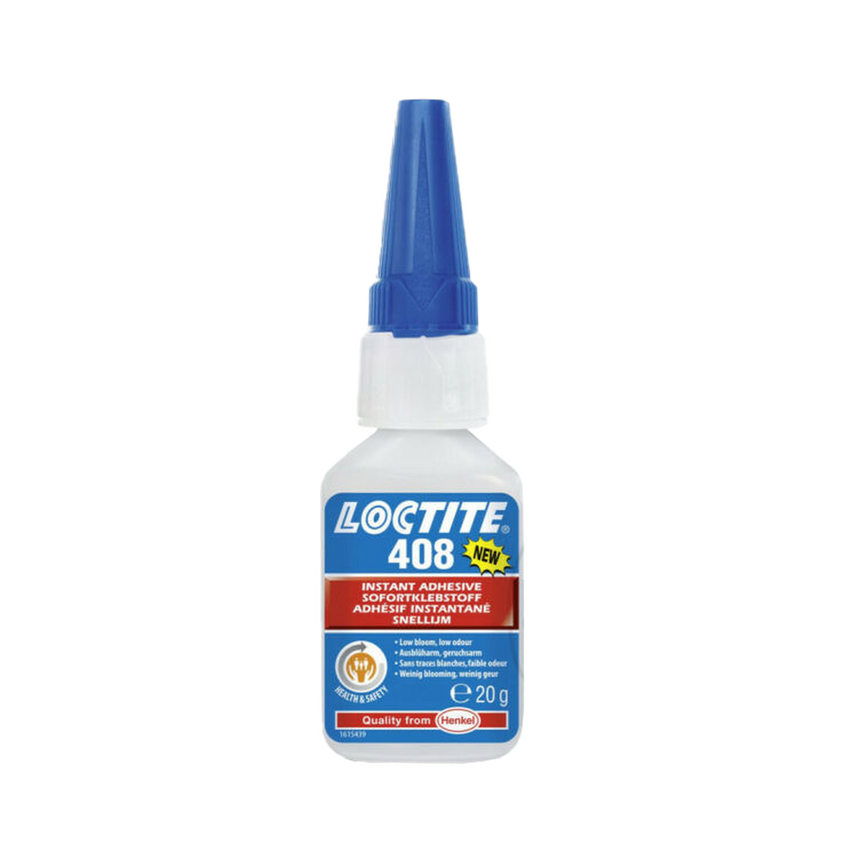 Loctite 408 - 20g - Low Viscosity, Low Bloom, Low Odour
