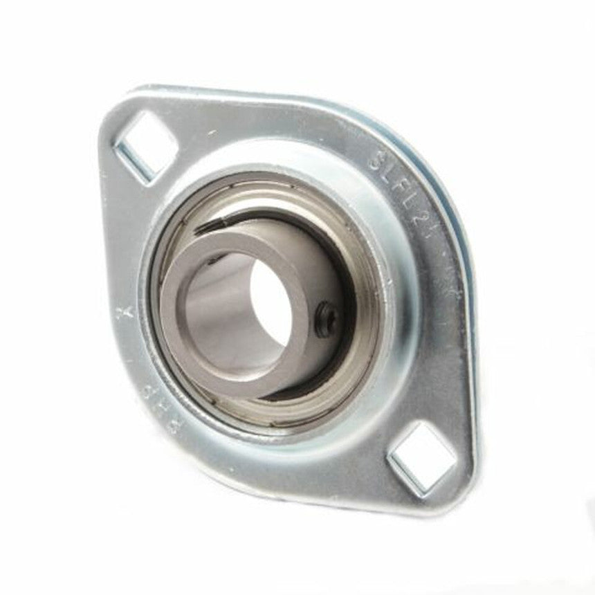 SLFL17A - RHP Pressed Steel Flange Bearing Unit - 17mm Shaft Diameter