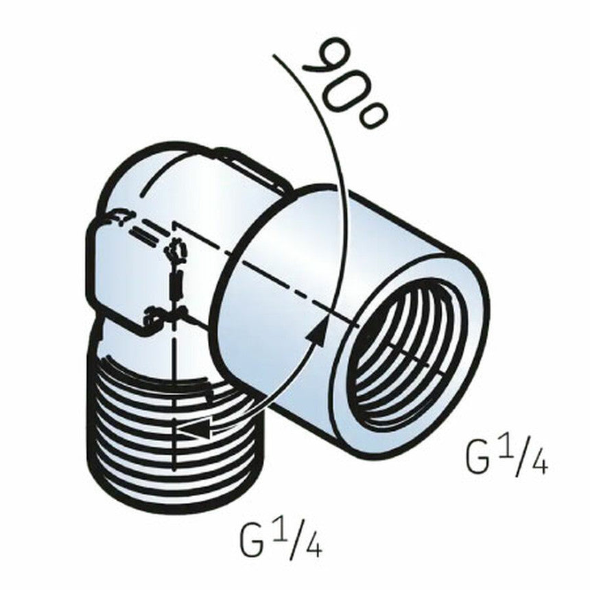 LAPA90 - SKF Angle Connection 90 degrees Diagram