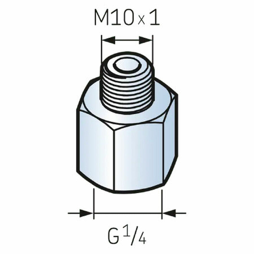 LAPN10X1 - SKF Automatic Lubricator Nipple 1/4" - M10x1
