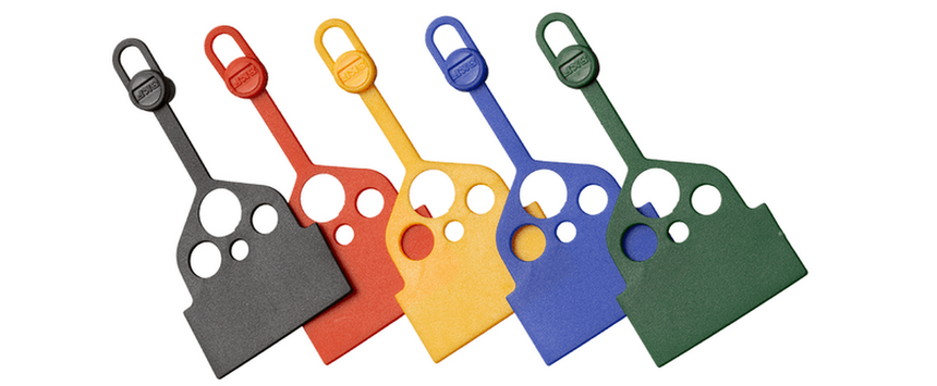 TLAC50/Y - SKF 50 yellow cap & tags + 2 printable stickers