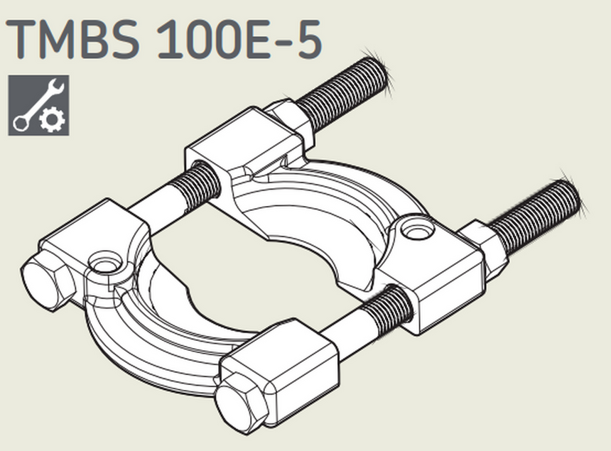 TMBS100E-5 - SKF Separator With Bolts And Nuts Diagram