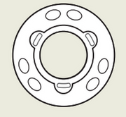 TMFT36B35-80 Size B35-80 TMFT36 Impact Ring Diagram