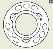 TMFT36C40-68 Size C40-68 TMFT36 Impact Ring Diagram