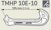 TMHP10E-10 - SKF Arm For TMHP 10E And TMHC 110E, 190 mm Long Diagram