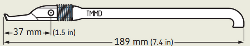 TMMD100-A2 - SKF Arm For TMMD 100, Size A2 Diagram