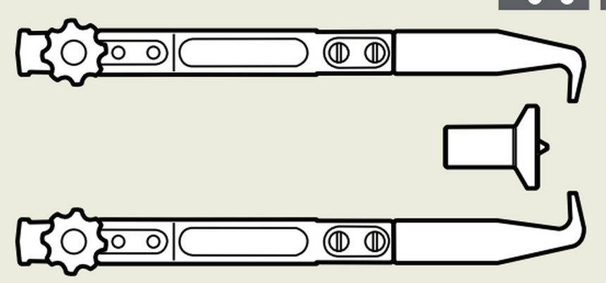 TMMR16/20XL-1 - SKF Long Arms Set For TMMR 160F And 200F Diagram